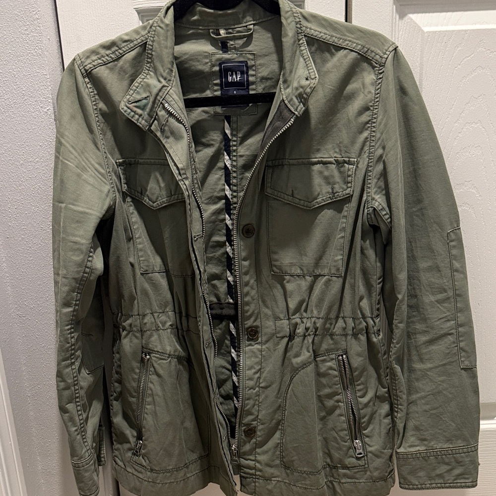 Gap Olive Utility Jacket - image 3